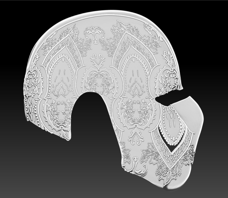 masque scénique Mac & Wester – vue latérale