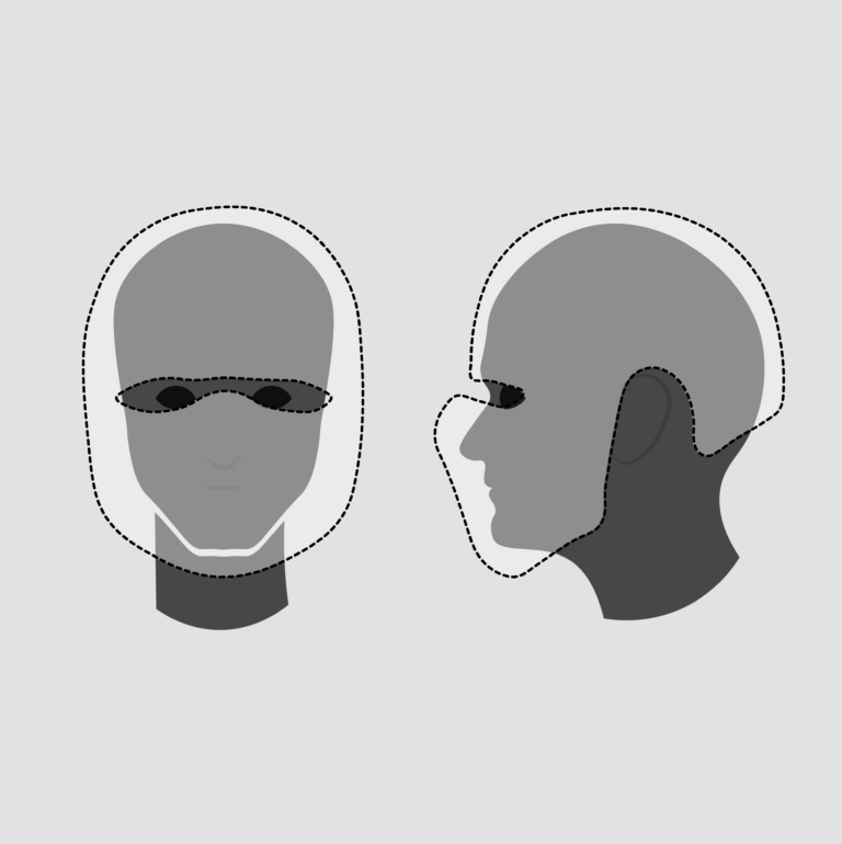 Étude de la forme pour le masque scénique de Mac & Wester